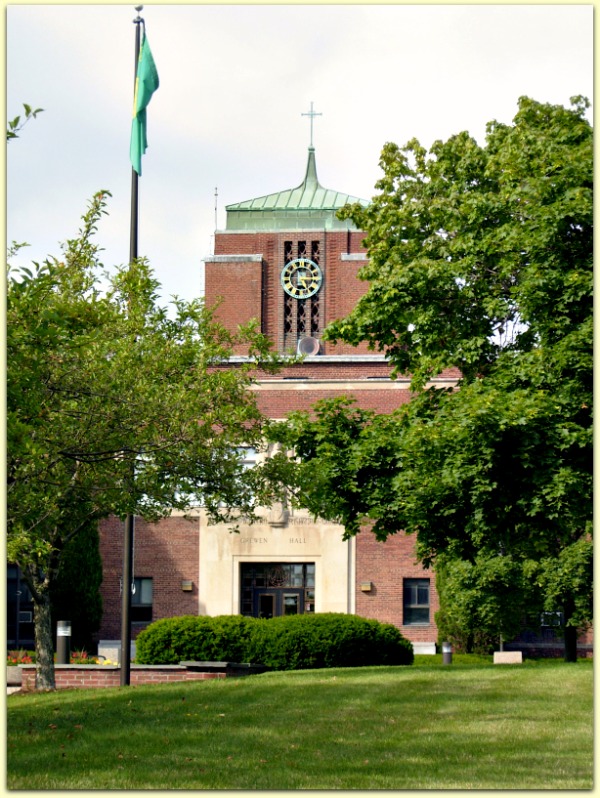 The historical Grewen Hall building at LeMoyne College in Syracuse New York. Grewen Hall at LeMoyne College Syracuse NY