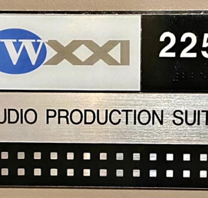 WXXI production studio sign