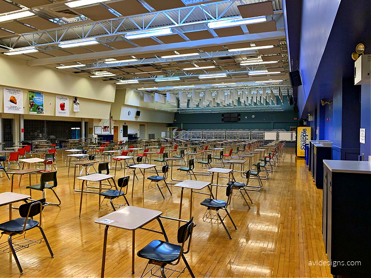 Beautifully repurposed cafeteria 