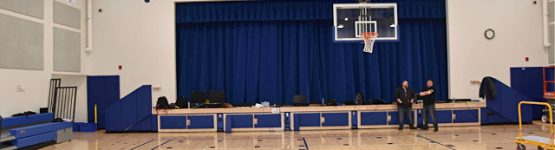 Big Flats school auditorium gym